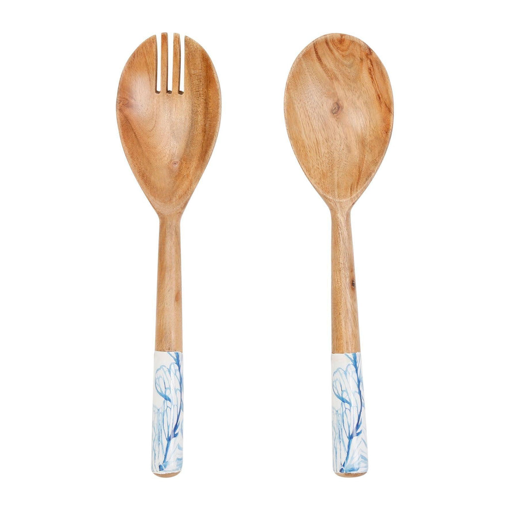 Coral Salad Servers - Distinctly Living 