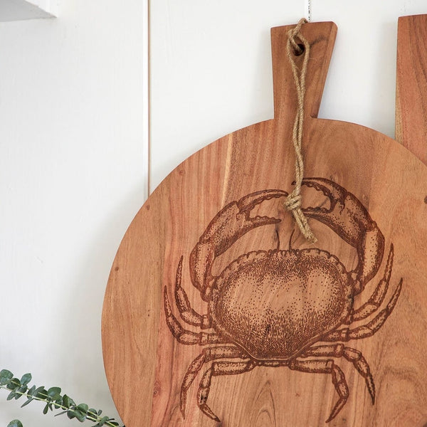 Crab Engraved Chopping Board - Distinctly Living