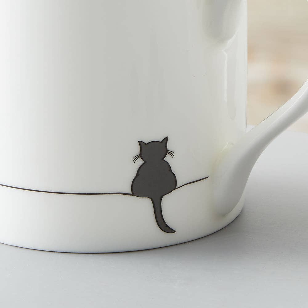 Crouching Cat Mug - Distinctly Living