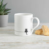 Crouching Cat Mug - Distinctly Living