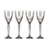Cut Glass 225ml Wine Glasses - Set of 4 - Distinctly Living