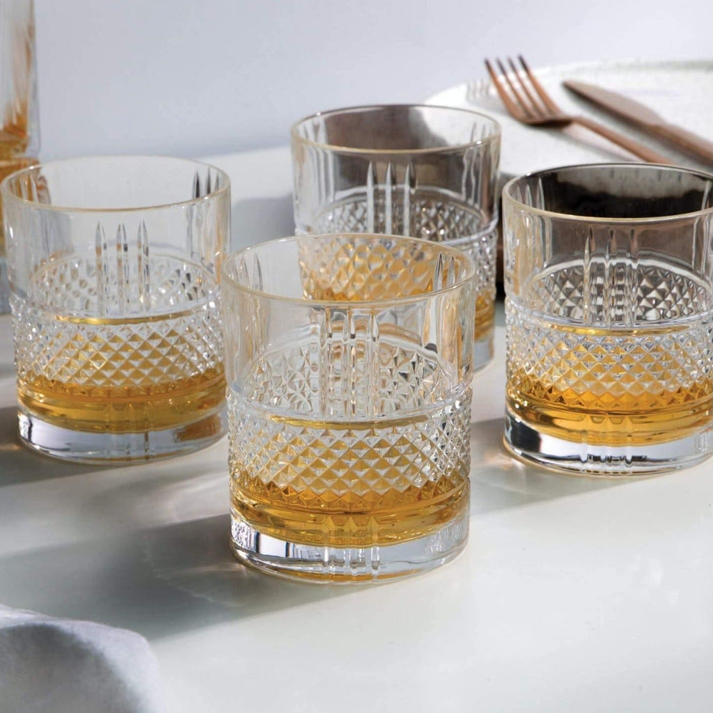 Cut Glass Tumblers Set of 4 - Distinctly Living