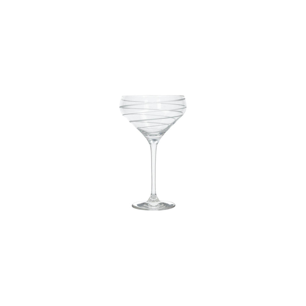 Deco Champagne Saucers - Set of 4 - Distinctly Living 