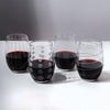 Deco Stemless Wine Glasses - Set of 4 - Distinctly Living 