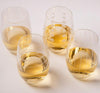 Deco Stemless Wine Glasses - Set of 4 - Distinctly Living