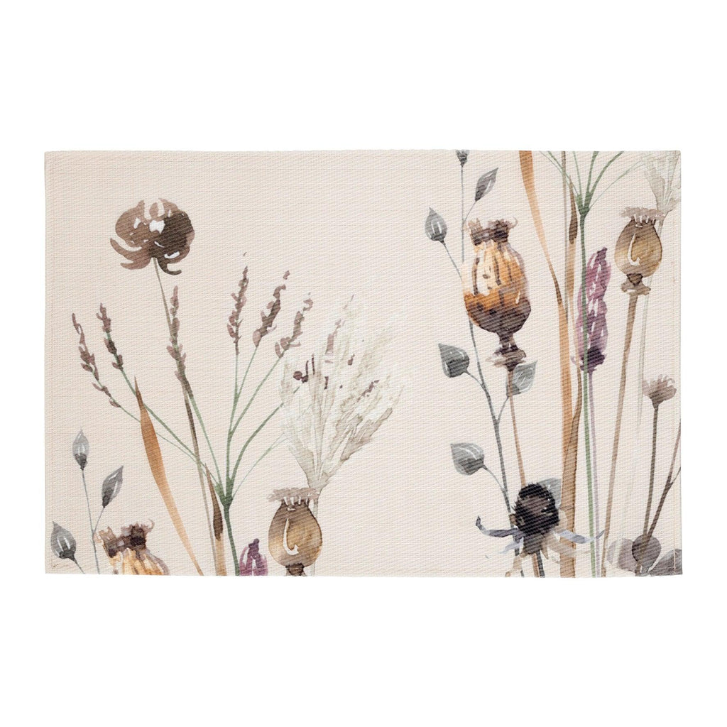 Dried Flowers Easy Clean Placemat - Distinctly Living 