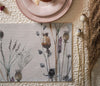 Dried Flowers Easy Clean Placemat - Distinctly Living 