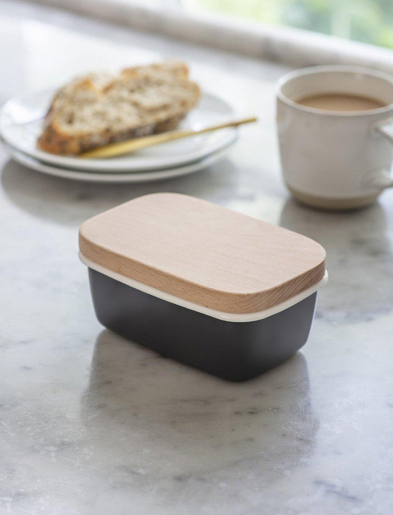 Drop in Butter Dish - Charcoal - Distinctly Living