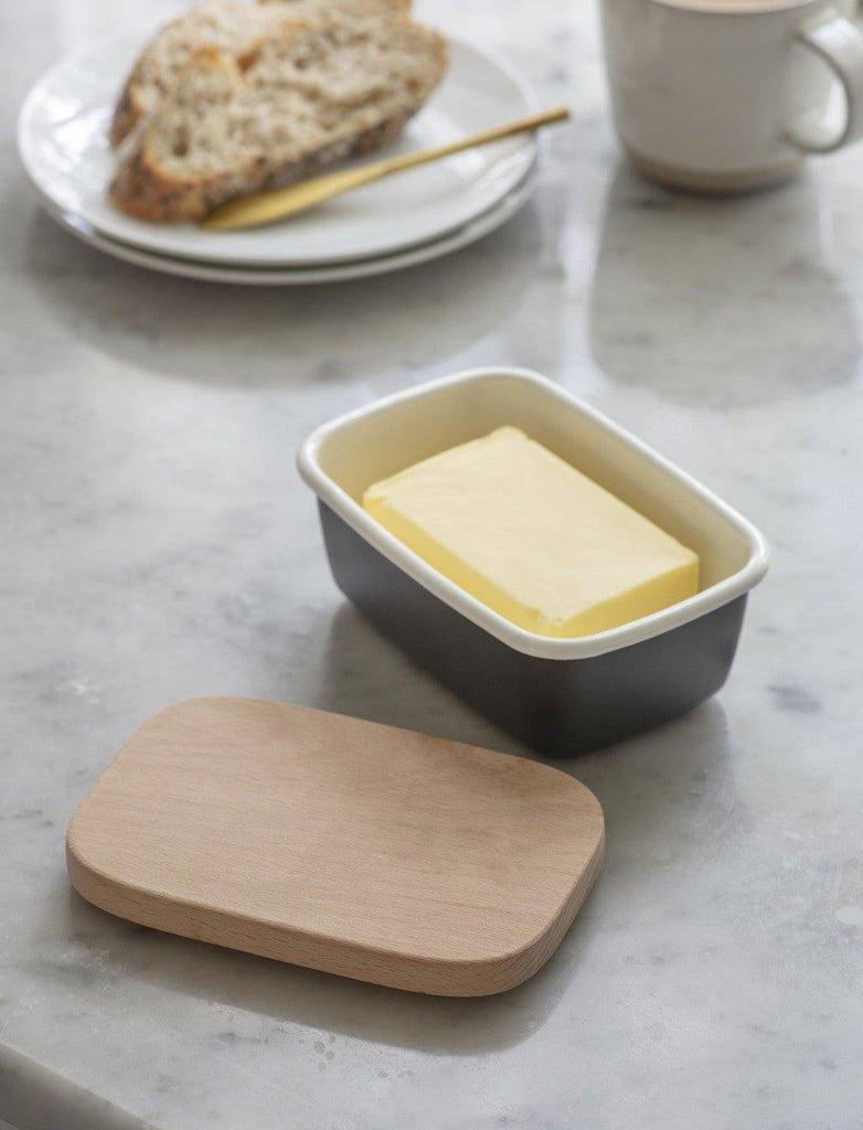 Drop in Butter Dish - Charcoal - Distinctly Living