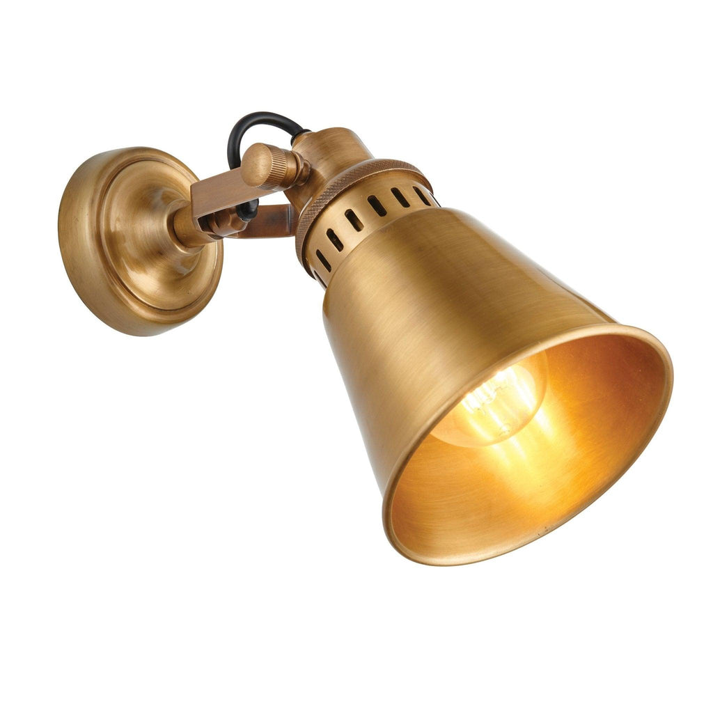 Edward Wall Light - Antique Brass - Distinctly Living 