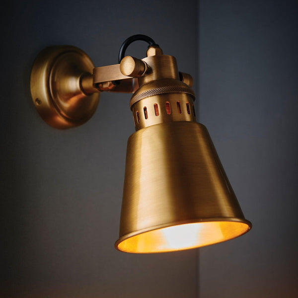 Edward Wall Light - Antique Brass - Distinctly Living