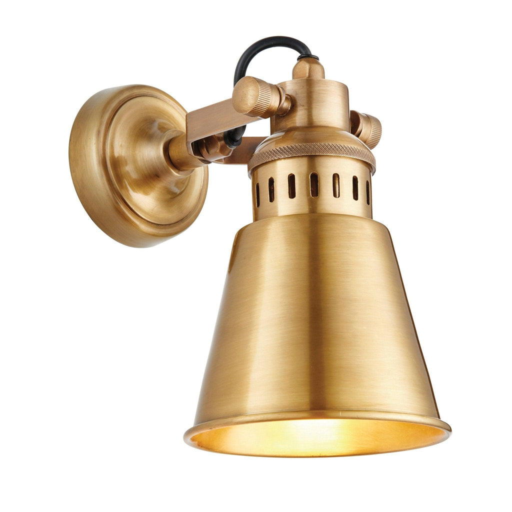 Edward Wall Light - Antique Brass - Distinctly Living