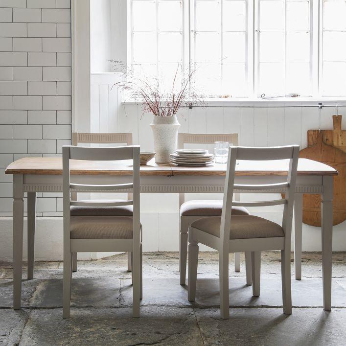 Emelia Extending Table - Lead or Ink Colour Legs - Distinctly Living