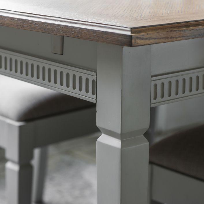 Emelia Extending Table - Lead or Ink Colour Legs - Distinctly Living