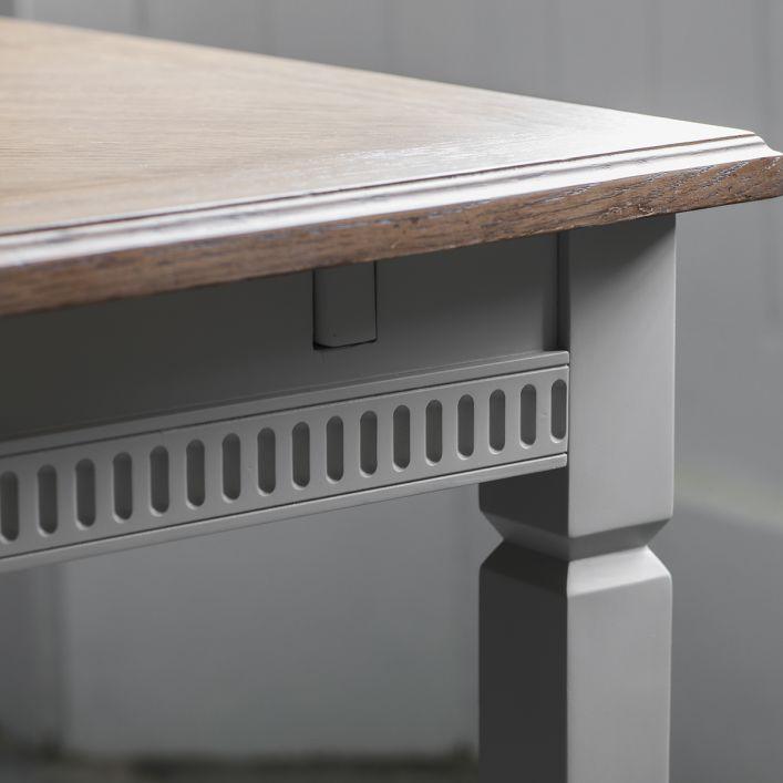 Emelia Extending Table - Lead or Ink Colour Legs - Distinctly Living