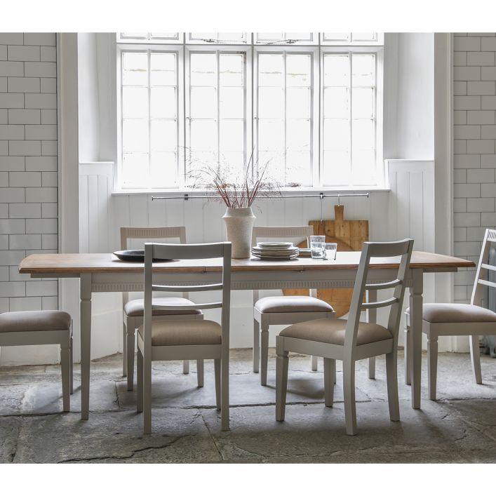 Emelia Extending Table - Lead or Ink Colour Legs - Distinctly Living