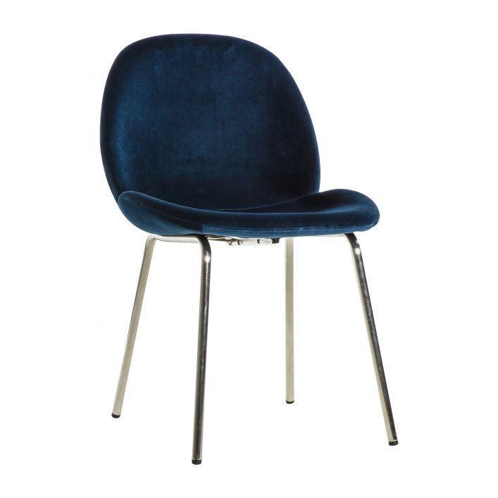 SALE: Ex-Display - Pair of Palermo Dining Chair - Petrol Blue - Distinctly Living 