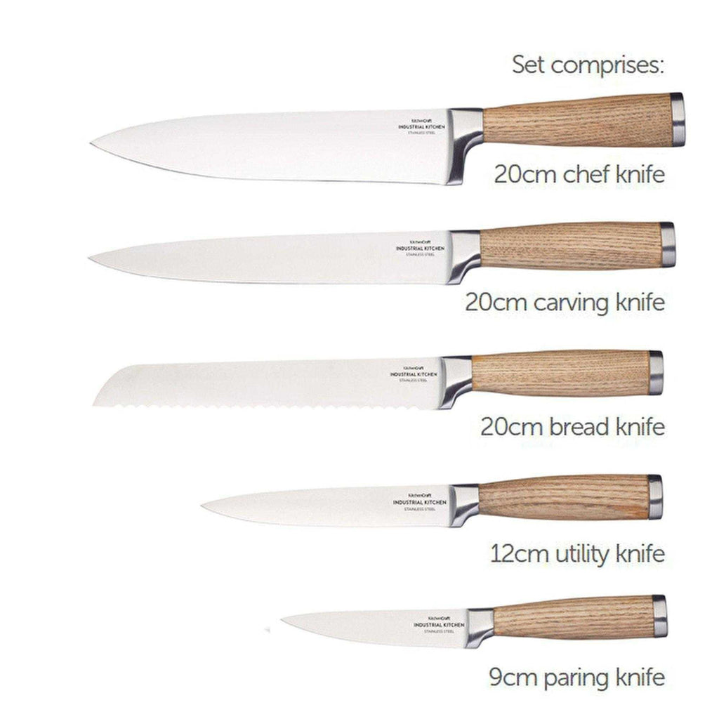 Factory Knife Block & Knives - Distinctly Living