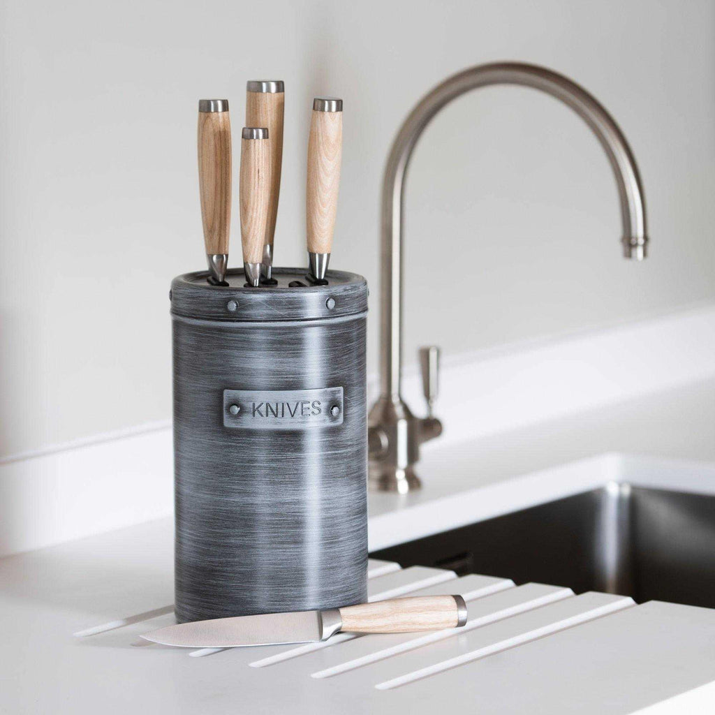 Factory Knife Block & Knives - Distinctly Living