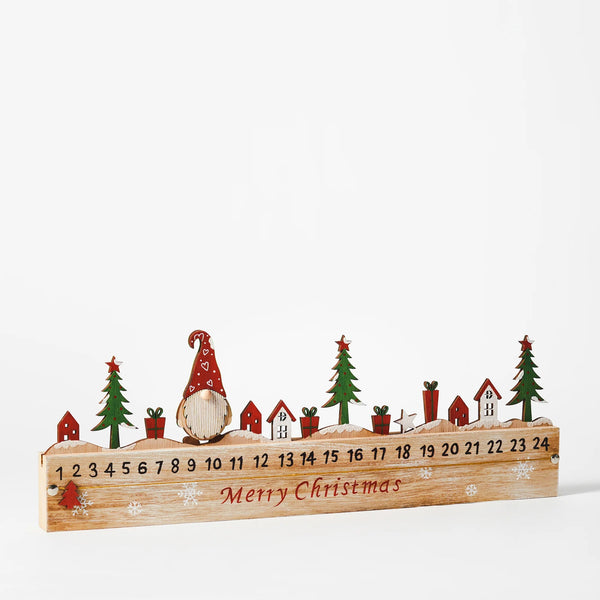 Father Christmas Advent Slider Countdown - Distinctly Living