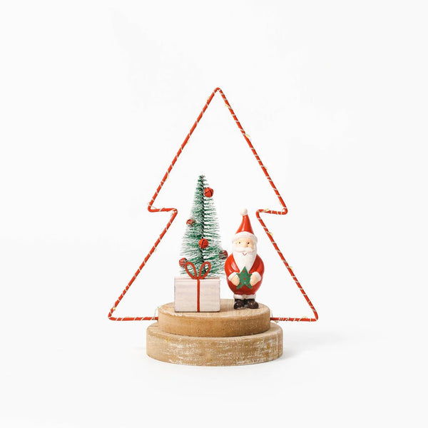 Father Christmas and LED Tree - Distinctly Living