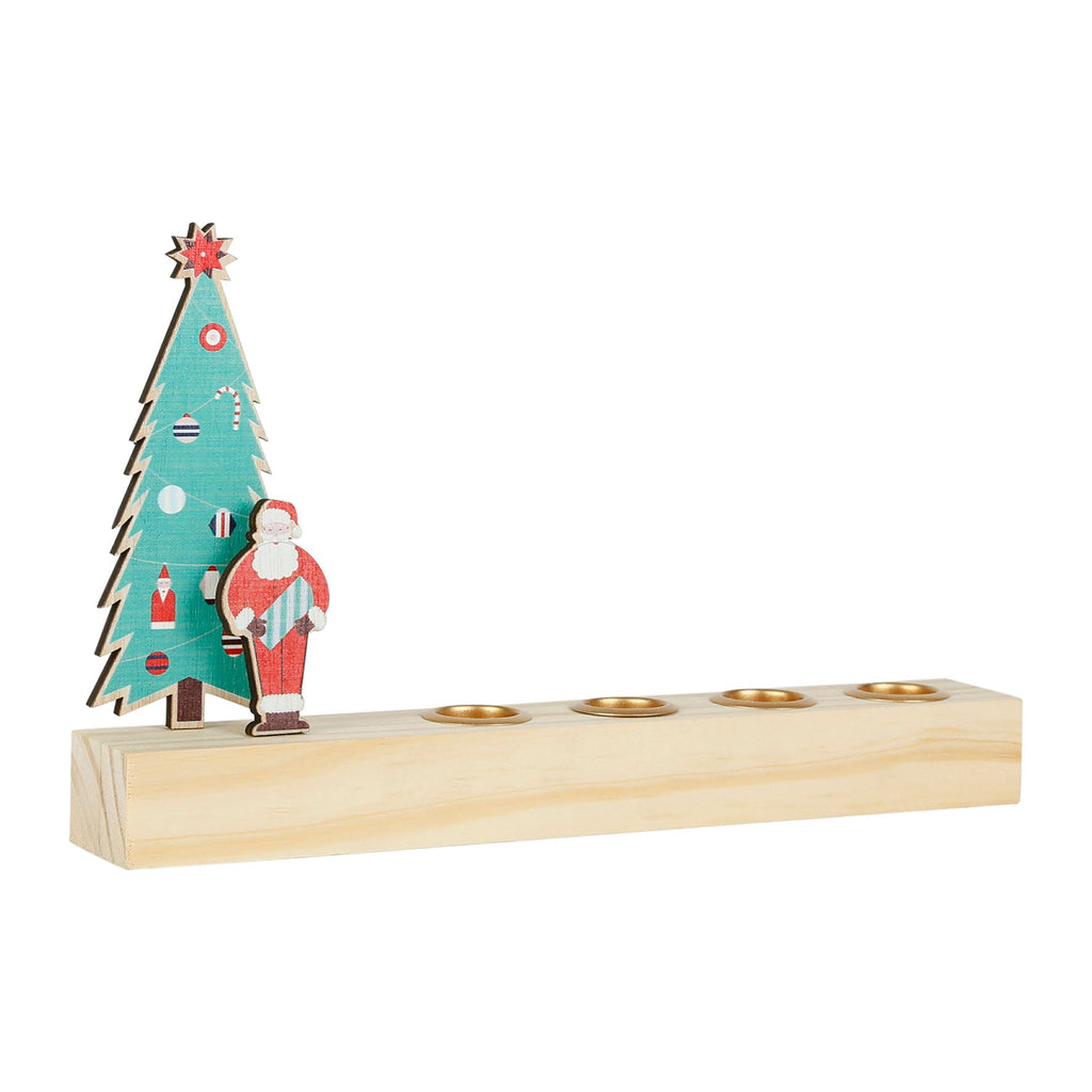 Father Christmas Candle Stick Holder - Distinctly Living