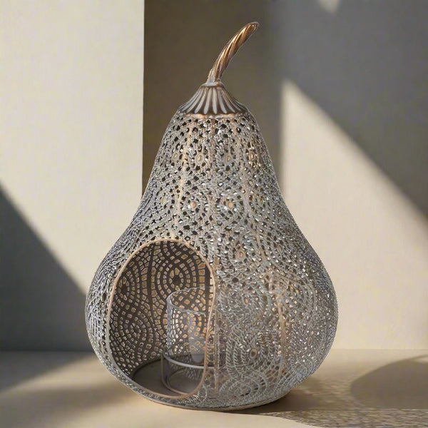 Filigree Pear Lantern - Distinctly Living