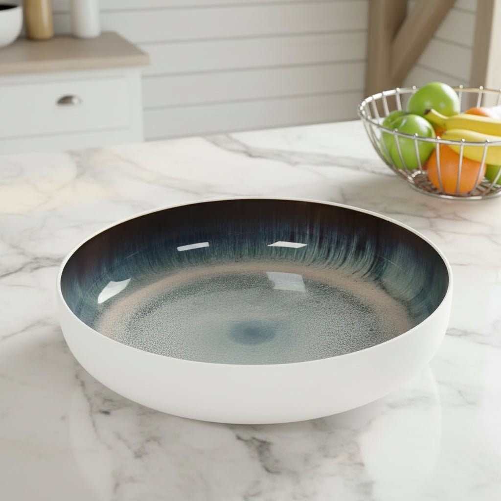 Fireglaze Shallow Bowl - Distinctly Living