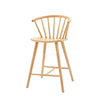 Folk Oak Bar Stool - Natural or Mocha - Distinctly Living 