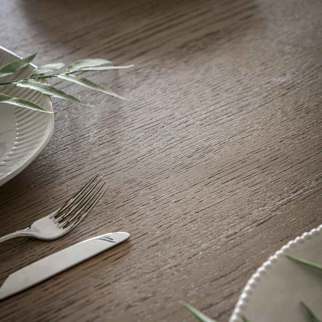 Folk Oak Extending Rectangular Dining Table - Natural or Smoked - Distinctly Living 