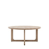 Folk Oak Coffee Table - Natural or Smoked - Distinctly Living 