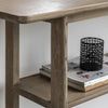 Folk Oak Console Table - Natural or Smoked Oak - Distinctly Living 