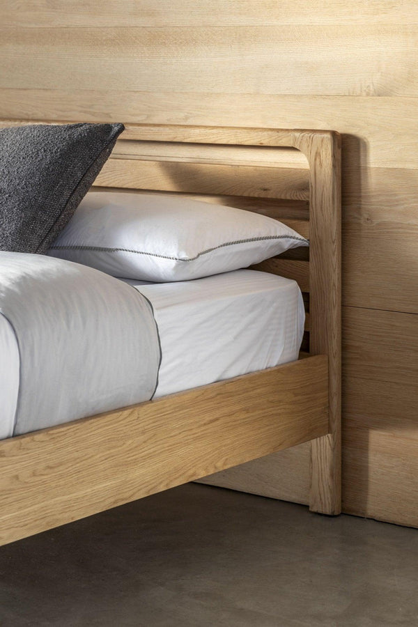 Folk Oak - Double Bed - Natural - Distinctly Living 