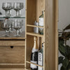 Folk Oak - Drinks Cabinet - Natural or Smoked - Distinctly Living 