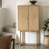 Folk Oak - Drinks Cabinet - Natural or Smoked - Distinctly Living 