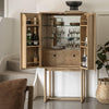 Folk Oak - Drinks Cabinet - Natural or Smoked - Distinctly Living 