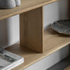 Folk Oak Low Display Cabinet - Natural or Smoked - Distinctly Living 