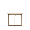Folk Oak Round Folding Dining Table - Natural or Smoked - Distinctly Living 