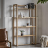 Folk Oak Tall Display Cabinet - Natural or Smoked - Distinctly Living 