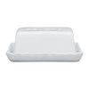 French White Ceramic Butter Dish - Distinctly Living