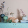 Frosty Grey Ball Vase - Distinctly Living