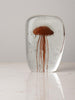 Glass Jellyfish Paperweight - Red, Green or Blue - Distinctly Living