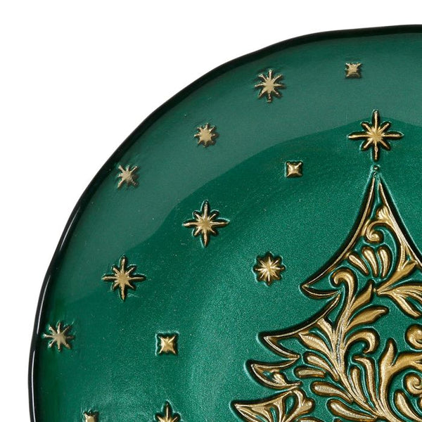 Green Christmas Tree Dish - Distinctly Living