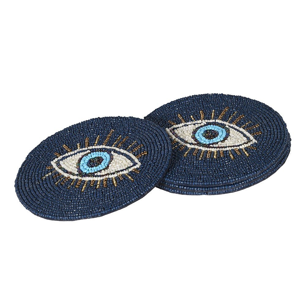 Green Eye Coasters - Set of 4 - Distinctly Living