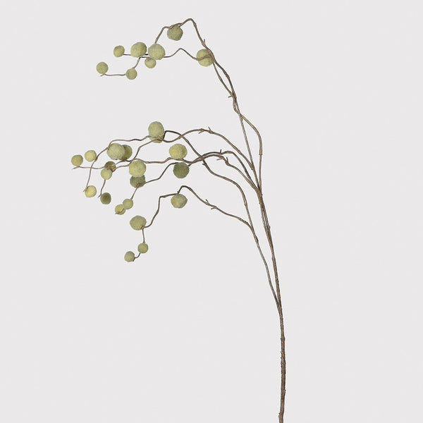 Green Pom Pom Willow Spray - Distinctly Living