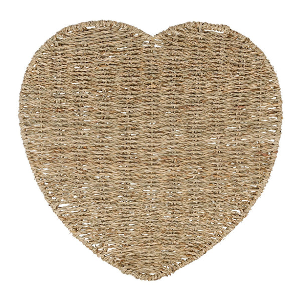 Heart Seagrass Placemat - Distinctly Living