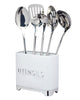 Hex White Utensil Holder - Distinctly Living