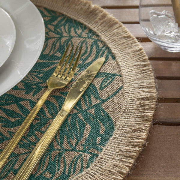Indo Green Set of 4 Placemats - Distinctly Living