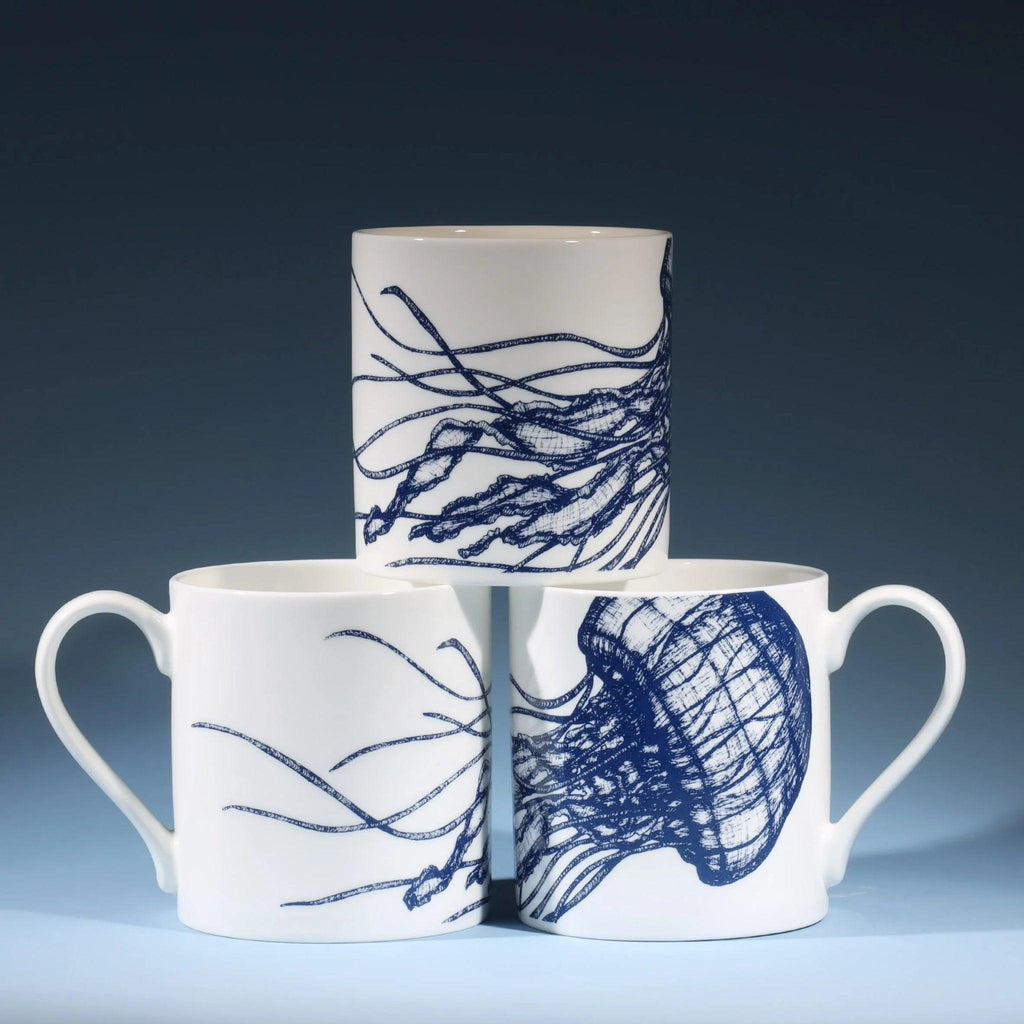 Jellyfish Mug Fine Bone China Mug - Distinctly Living 