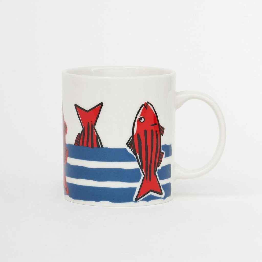 Jumping Red Fish Mug - Distinctly Living